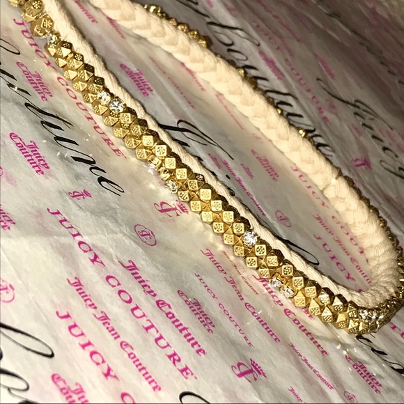 JUICY COUTURE HIPPIE-BOHO CRYSTAL➕BEADED HEADBAND - Picture 2 of 8